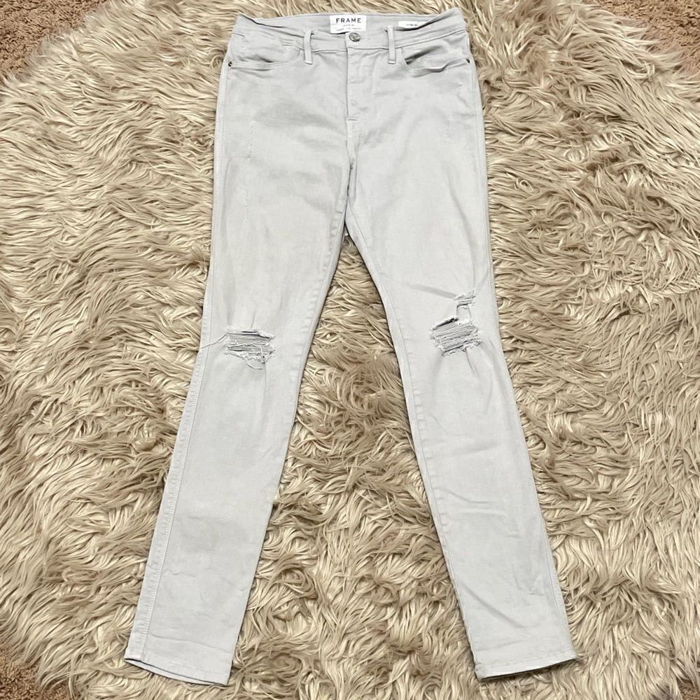 Frame le high skinny pants size 28